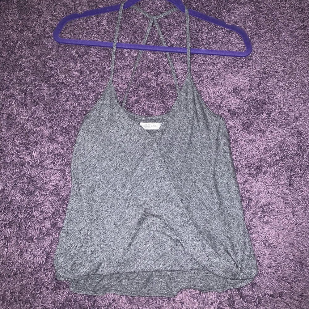 Criss cross knit top
